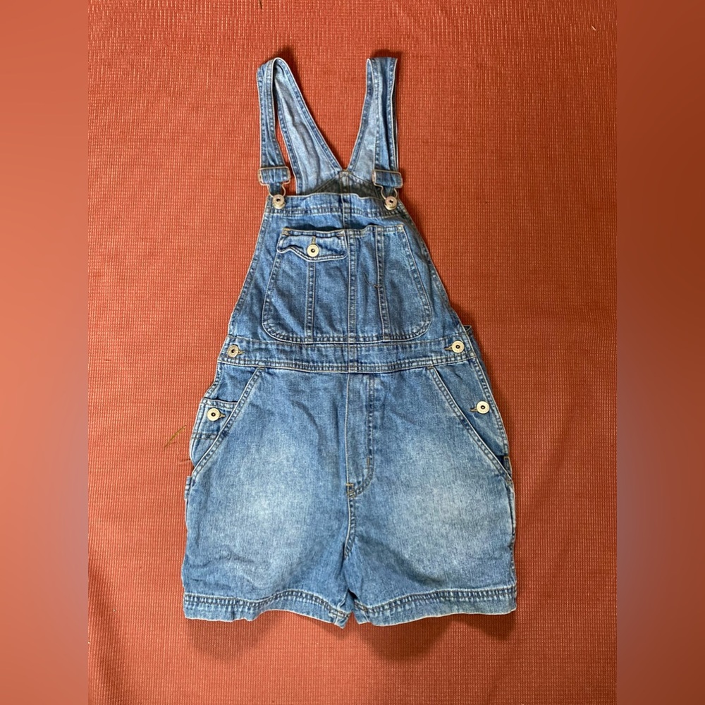 VINTAGE Express Bleus Overall Shorts